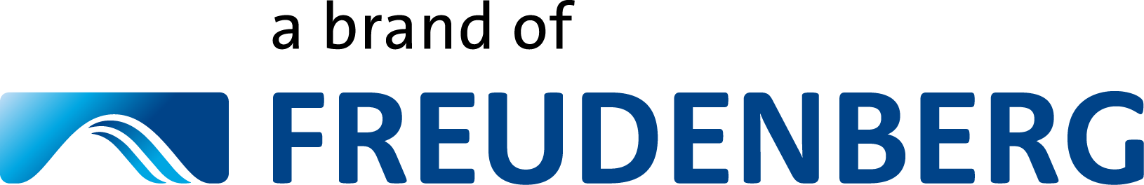 Logo which shows "a brand of Freudenberg"